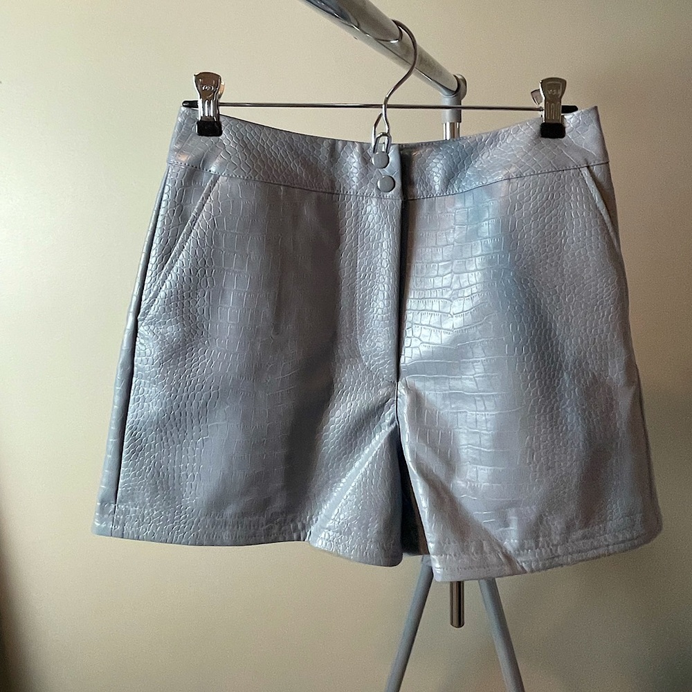 NEW! Snakeskin Pleather Shorts